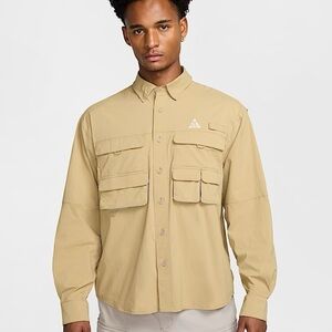 Nike ACG Tan Lightweight Jacket with Timeless Design